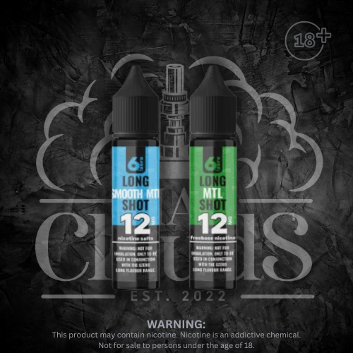 Steam Masters - Nicotine MTL Shot 6Zero 20ml Each