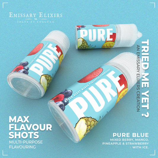 Emissary - Pure BLUE Max Flavour Shot 15ml