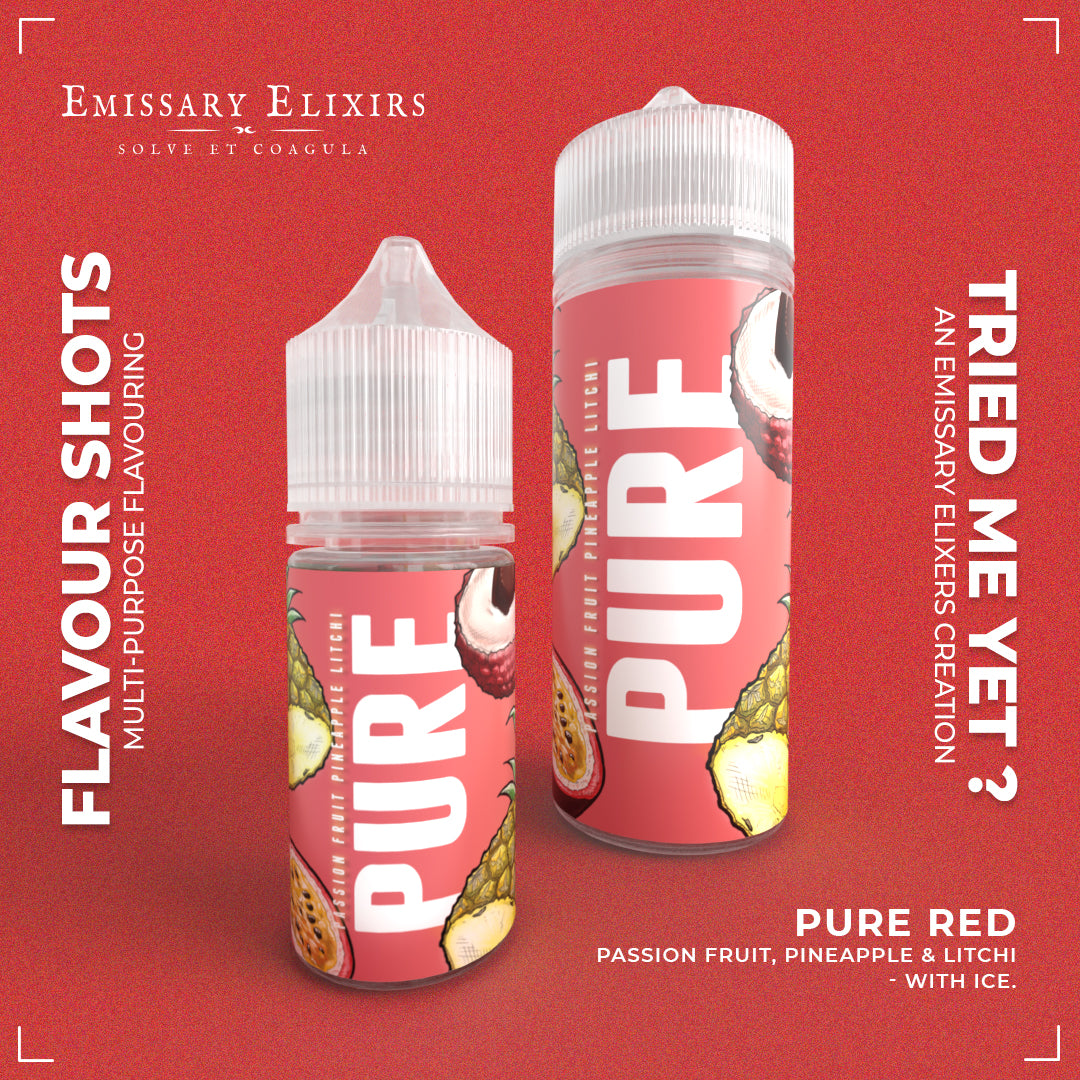 Emissary - Pure RED VG + Flavour Shot 120ml