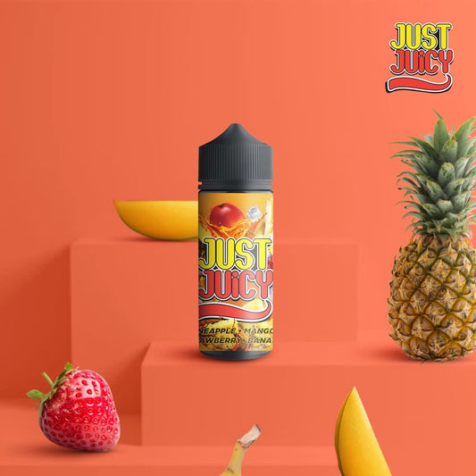 Just Juicy - Mango Strawberry Pine Banana 120ml 2mg