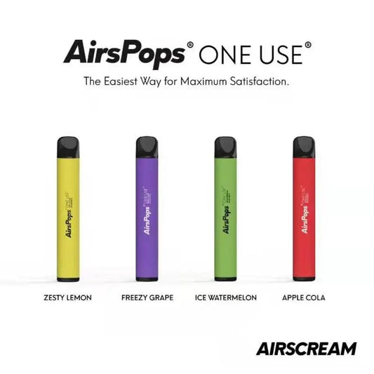 AIRSCREAM - Airspops 5% One Use 3ml Each