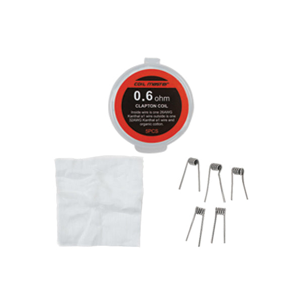 Coil Master - Pre Built Clapton 5 pack