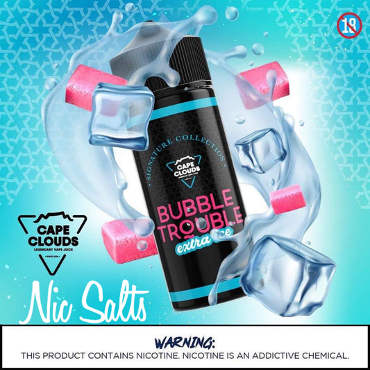 Cape Clouds - Bubble Trouble EXTRA ICE Salts 30ml 25mg