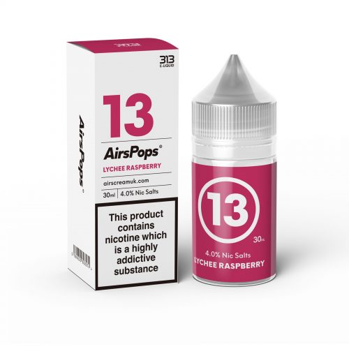 AIRSCREAM - AirsPops 313 Lychee Raspberry 30ml 4.0%